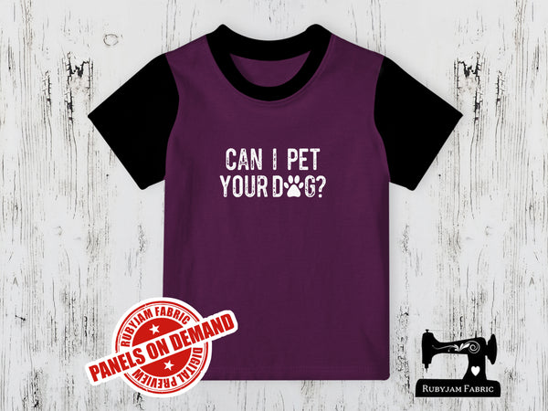Can I Pet Your Dog? - PURPLE - Panels On Demand