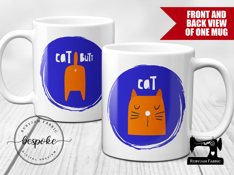 Cat / Cat Butt - Mug - Bespoke