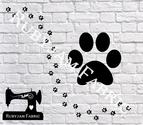 Cat Paw Prints - Cutting File - SVG/JPG/PNG
