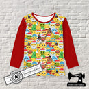 Christmas Emoji - cotton lycra - 150cm wide