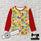 Christmas Emoji - cotton lycra - 150cm wide