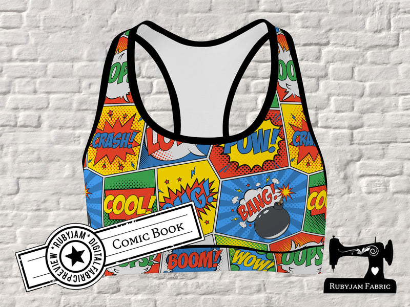 Comic Book - cotton lycra - 150cm wide