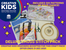 Deluxe Cross Stitch Pack - Creative Kids Kit - clearance