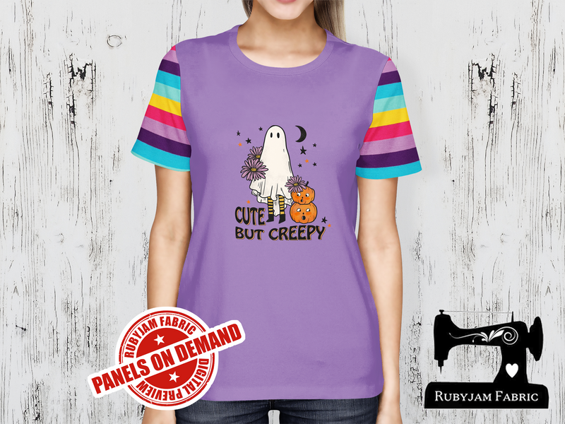 Cute But Creepy Halloween - LIGHT PURPLE - Panels On Demand