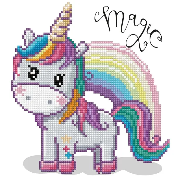Diamond Dotz - Magic Rainbow Unicorn - Facet Art Kit - clearance