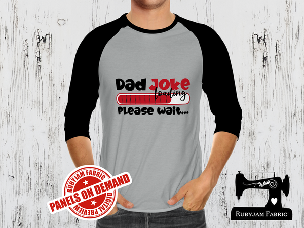 Dad Joke Loading - HEATHER GREY - Panels On Demand