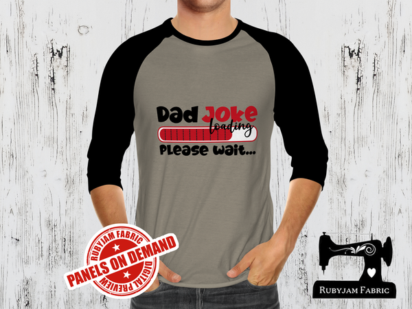 Dad Joke Loading - LIGHT GREY - Panels On Demand