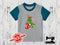 Dinosaur Birthday 3 - HEATHER GREY - Panels On Demand