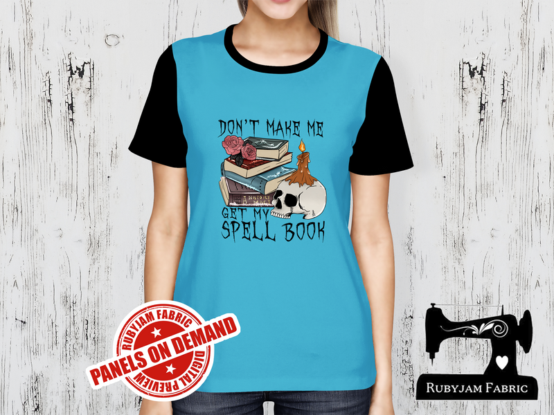 Don't Make Me Get My Spellbook - LIGHT BLUE - Panels On Demand