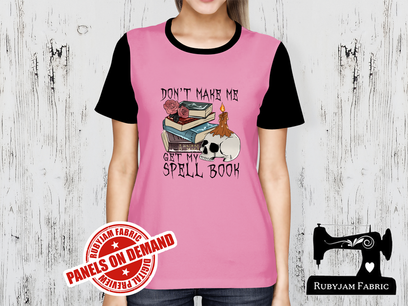 Don't Make Me Get My Spellbook - LIGHT PINK - Panels On Demand