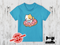 Donut Cat - LIGHT BLUE - Panels On Demand