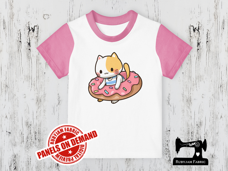 Donut Cat - WHITE - Panels On Demand