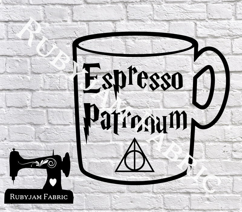 Espresso Patronum - Cutting File - SVG/JPG/PNG