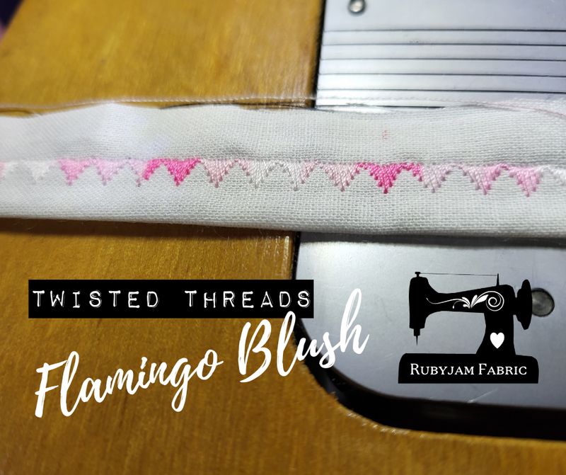 Flamingo Blush - Twisted Threads - 5000M Variegated Overlocker Thread