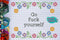 Go F*** Yourself - Cross Stitch Pattern - Kitsch Stitch Studio