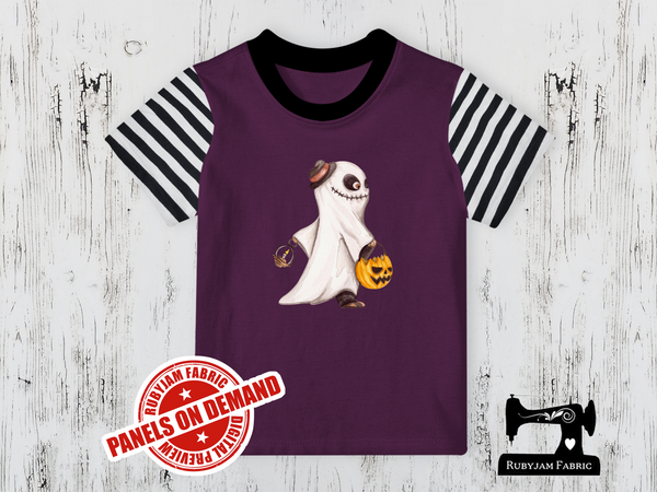 Ghost Boy Halloween - PURPLE - Panels On Demand