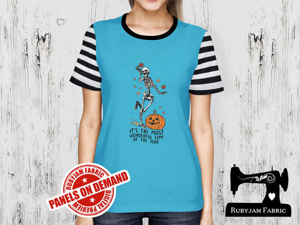 It's the Most Wonderful Time of the Year Halloween - LIGHT BLUE - Panels On Demand