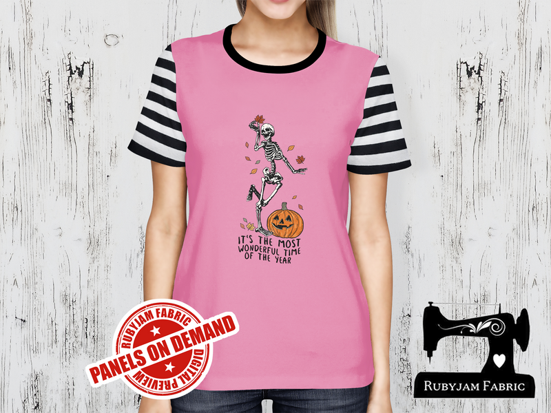 It's the Most Wonderful Time of the Year Halloween - LIGHT PINK - Panels On Demand