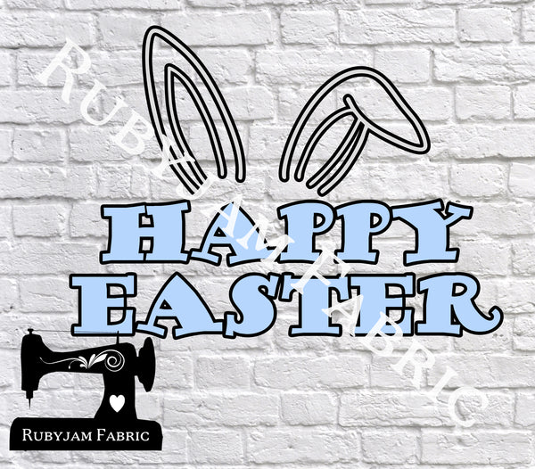 Happy Easter Bunny Ears - Cutting File - SVG/JPG/PNG