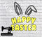 Happy Easter Bunny Ears - Cutting File - SVG/JPG/PNG