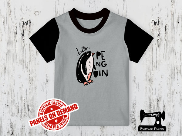 Hello Penguin - HEATHER GREY - Panels On Demand