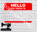 Hello My Name Is - Cutting File - SVG/JPG/PNG