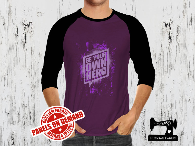 Be Your Own Hero - PURPLE - Panels On Demand