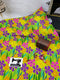 Retro Spring Daisies - cotton lycra - 150cm wide - clearance