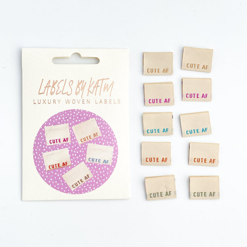 Cute AF - Labels by KatM