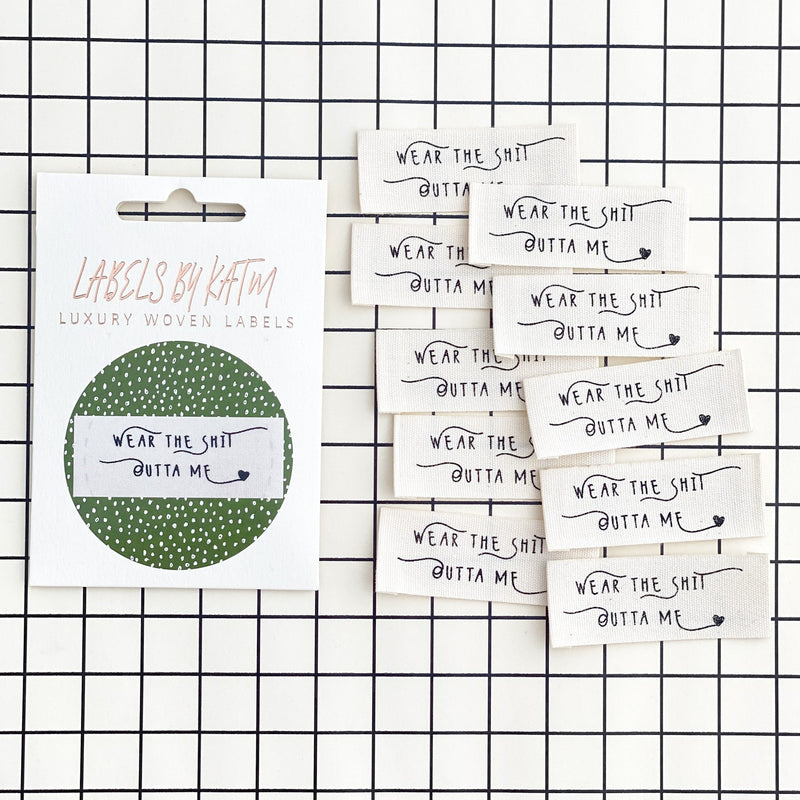 Wear the Shit Outta Me - Labels by KatM - [DISCONTINUED]