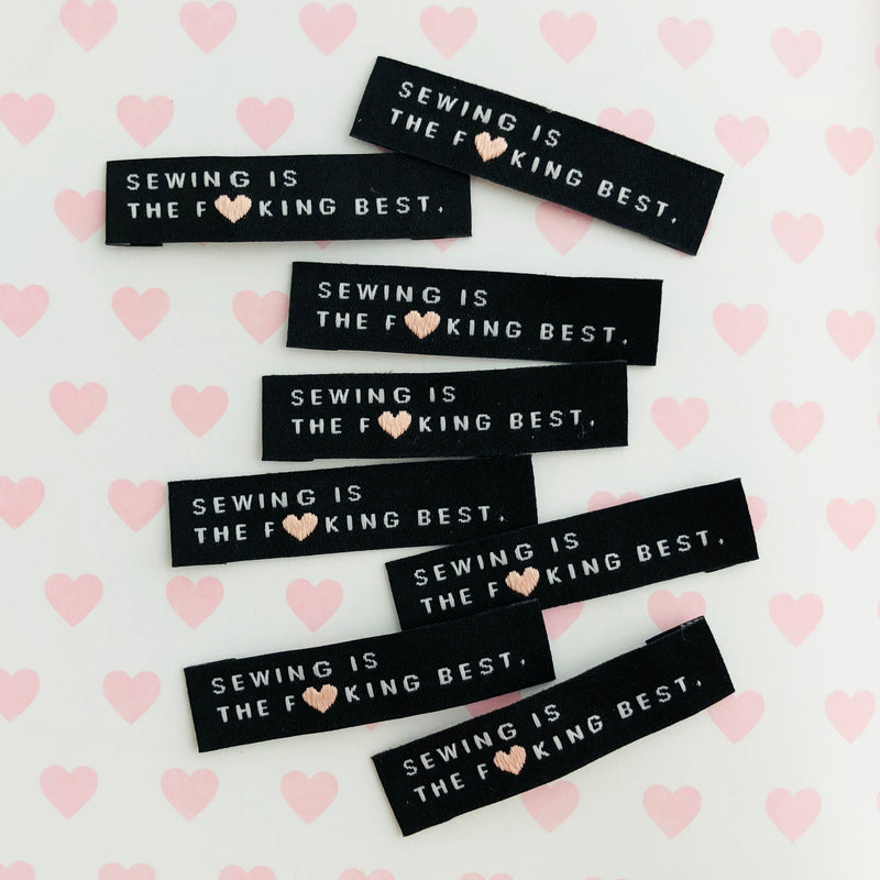 Sewing is the F*king Best - Labels by KatM