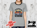 I'd Rather Be Sewing - HEATHER GREY - Panels On Demand