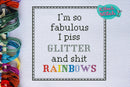 I'm So Fabulous - Cross Stitch Pattern - Kitsch Stitch Studio