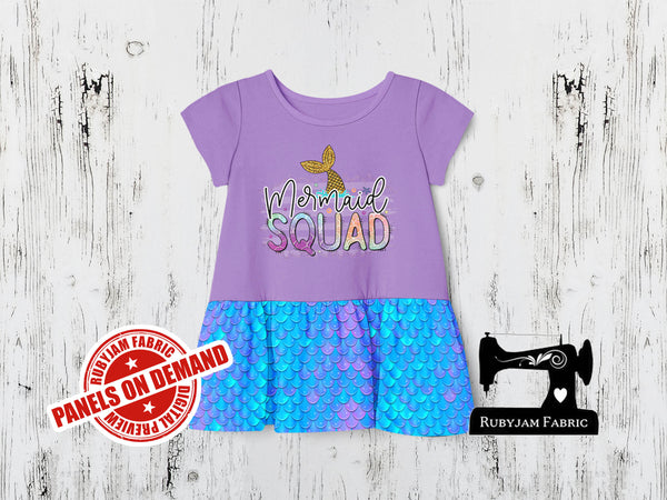 Mermaid Squad - LIGHT PURPLE - Panels On Demand