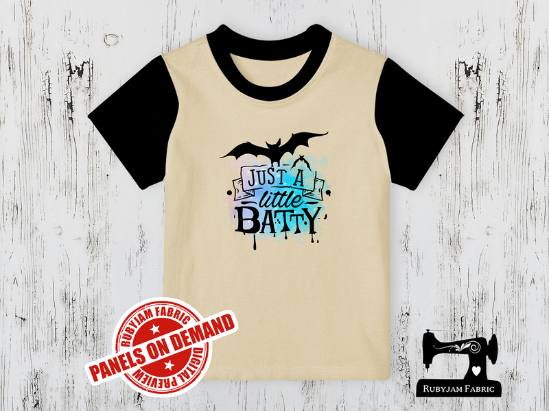 Just a Little Batty Halloween - SAND BEIGE - Panels On Demand