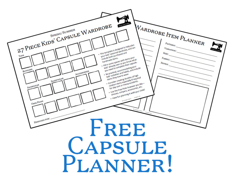 Rubyjam Fabric Capsule Planner - Spring/Summer - Kids' Version