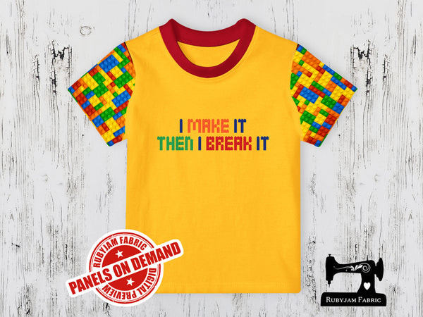 I Make It Then I Break It (Red Yellow) - YELLOW - Panels On Demand