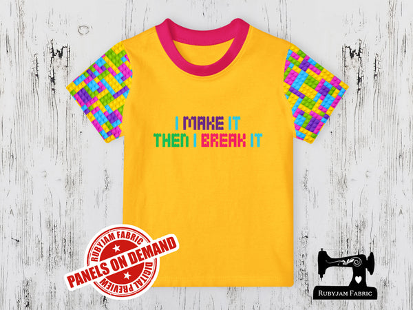 I Make It Then I Break It (Pink Purple) - YELLOW - Panels On Demand