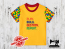 Play Build Destroy Repeat (Red Yellow) - YELLOW - Panels On Demand