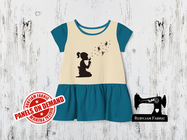 Make a Wish Fairies - SAND BEIGE - Panels On Demand