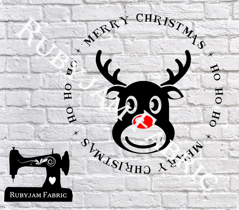 Merry Christmas Reindeer - Cutting File - SVG/JPG/PNG