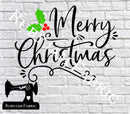 Merry Christmas - Cutting File - SVG/JPG/PNG
