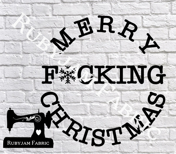 Merry F*cking Christmas - Cutting File - SVG/JPG/PNG