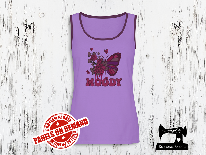 Moody Butterfly - LIGHT PURPLE - Panels On Demand