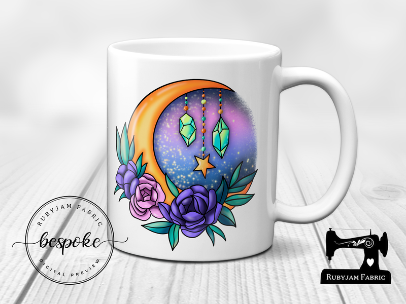 Moonlight and Crystals - Mug - Bespoke