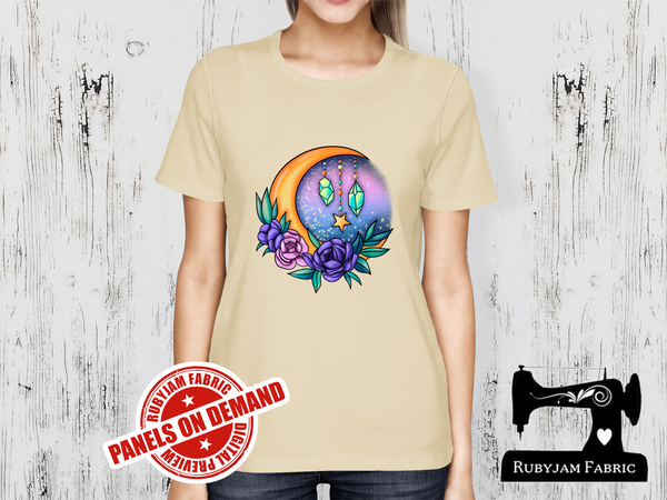 Moonlight and Crystals - SAND BEIGE - Panels On Demand