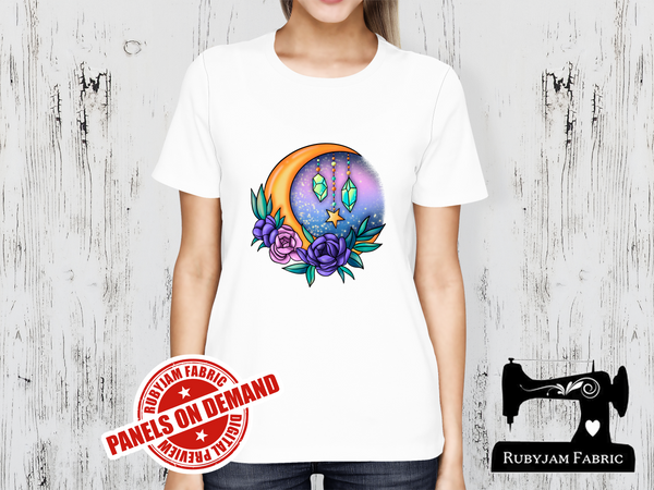 Moonlight and Crystals - WHITE - Panels On Demand