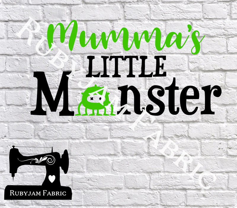Halloween Mumma's Little Monster - Cutting File - SVG/JPG/PNG