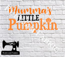 Halloween Mumma's Little Pumpkin - Cutting File - SVG/JPG/PNG