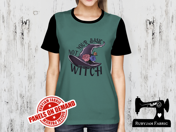 Not Your Basic Witch - SAGE GREEN - Panels On Demand